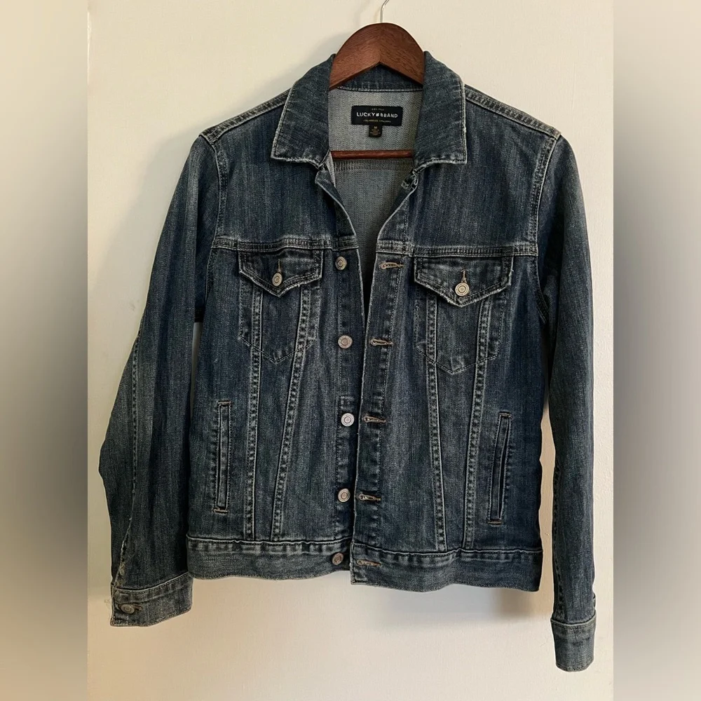 Lucky Brand Blue Denim Jean Jacket, Size M